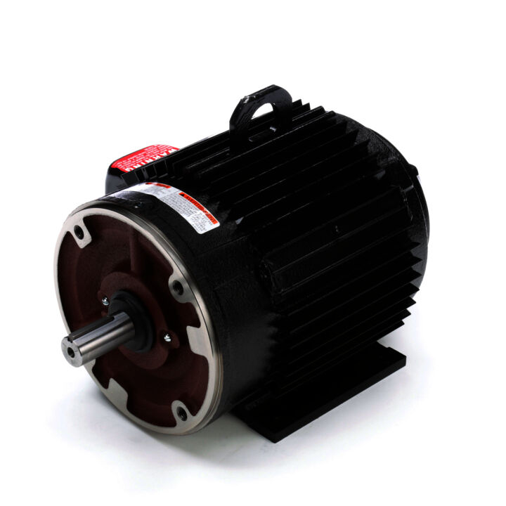 Speed Ratio Motor, 2 HP, 3 Ph, 60 Hz, 230/460 V, 1200 RPM, 184TC Frame, TENV