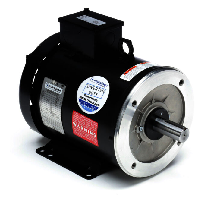 Speed Ratio Motor, 5 HP, 3 Ph, 60 Hz, 230/460 V, 1800 RPM, 184TC Frame, TEFC