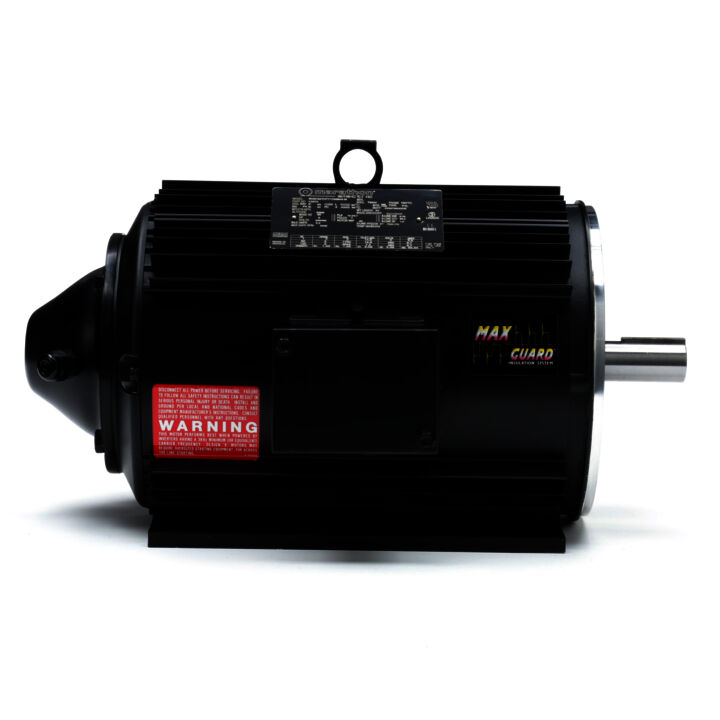 Encoder Motor, 5 HP, 3 Ph, 60 Hz, 230/460 V, 1800 RPM, 184TC Frame, TENV