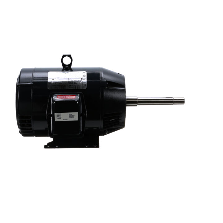 Close-Coupled Pump Motor, 7.50 & 5 HP, 3 Ph, 60 & 50 Hz, 230/460 & 190/380 V, 3600 & 3000 RPM, 184JP Frame, DP
