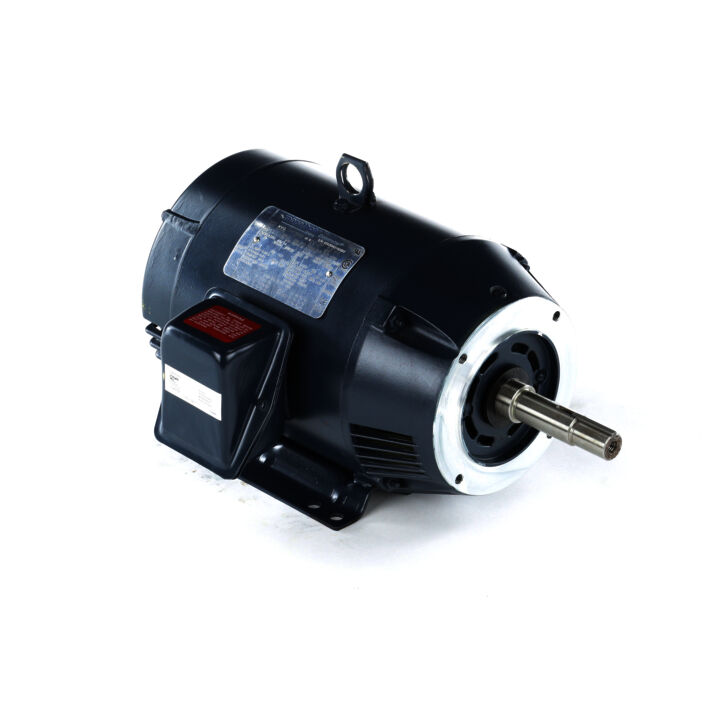 Close-Coupled Pump Motor, 2 & 1.50 HP, 3 Ph, 60 & 50 Hz, 230/460 & 190/380 V, 1200 & 1000 RPM, 184JM Frame, DP