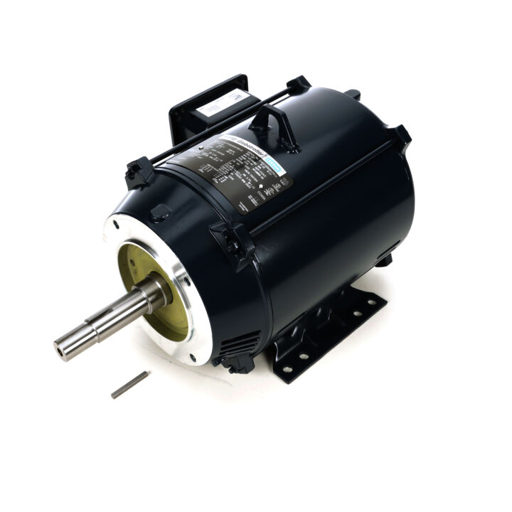 Close-Coupled Pump Motor, 7.50 & 5 HP, 3 Ph, 60 & 50 Hz, 230/460 & 190/380 V, 3600 & 3000 RPM, 184JM Frame, DP