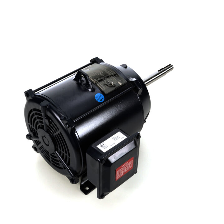 Close-Coupled Pump Motor, 7.50 & 5 HP, 3 Ph, 60 & 50 Hz, 230/460 & 190/380 V, 3600 & 3000 RPM, 184JP Frame, DP