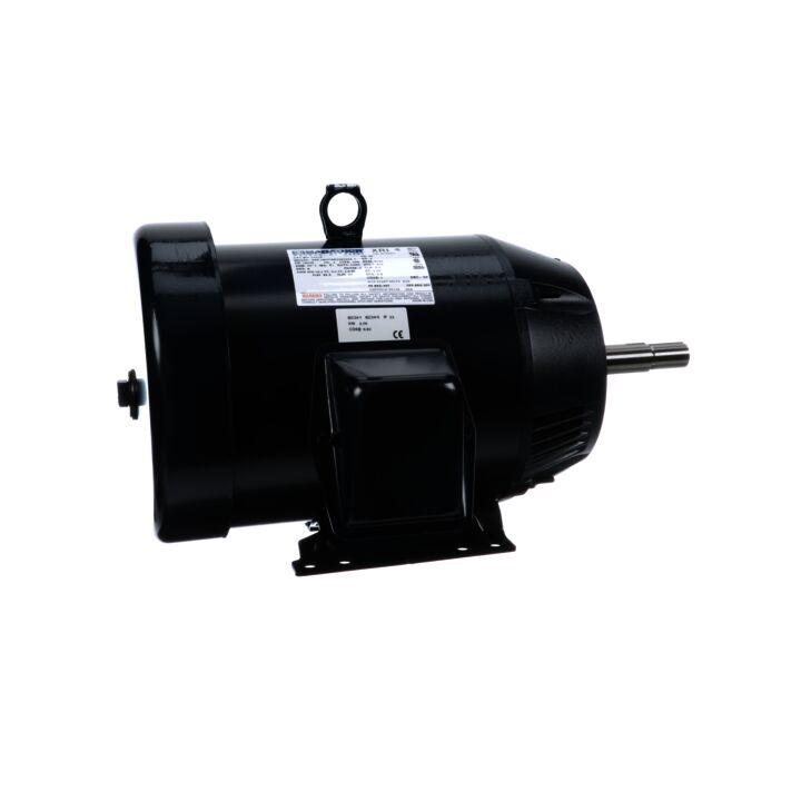 Close-Coupled Pump Motor, 5 HP, 3 Ph, 60 Hz, 575 V, 1800 RPM, 184JM Frame, DP