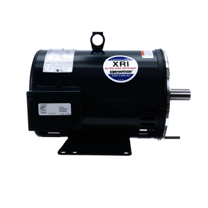 General Purpose Motor, 7.50 & 5 HP, 3 Ph, 60 & 50 Hz, 230/460 & 190/380 V, 3600 & 3000 RPM, 184TC Frame, DP
