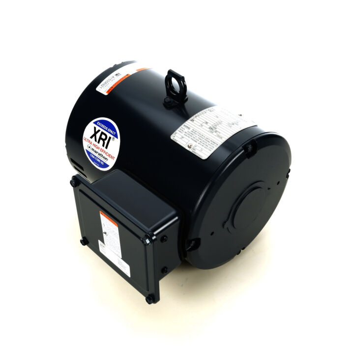 General Purpose Motor, 5 HP, 3 Ph, 60 Hz, 575 V, 1800 RPM, 184T Frame, DP