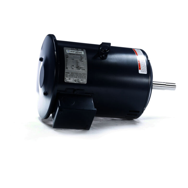 Close-Coupled Pump Motor, 7.50 & 5 HP, 3 Ph, 60 & 50 Hz, 230/460 & 190/380 V, 3600 & 3000 RPM, 184JMV Frame, DP