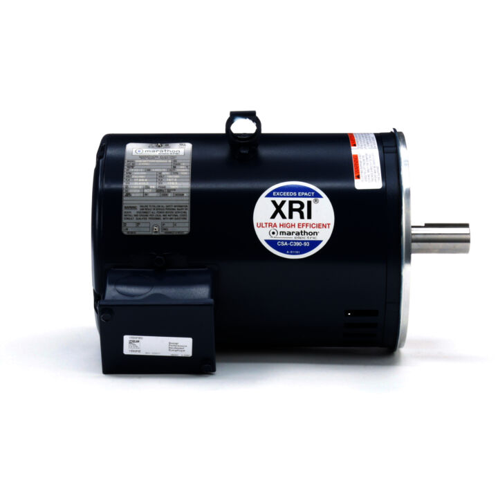 General Purpose Motor, 7.50 & 5 HP, 3 Ph, 60 & 50 Hz, 230/460 & 190/380 V, 3600 & 3000 RPM, 184TC Frame, DP