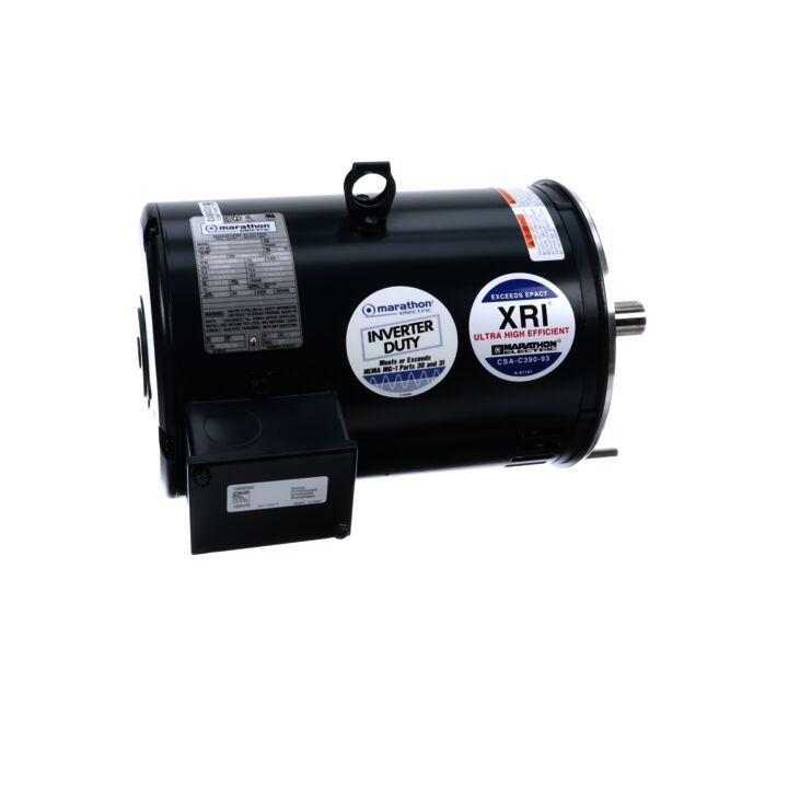 General Purpose Motor, 2 & 1.50 HP, 3 Ph, 60 & 50 Hz, 230/460 & 190/380 V, 1200 & 1000 RPM, 184TC Frame, DP