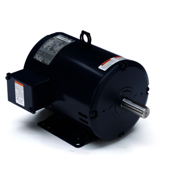 Multispeed Motor, 5 & 1.25 HP, 3 Ph, 60 & 60 Hz, 200-230 & 200-230 V, 1800 & 1800 RPM, 184T Frame, DP