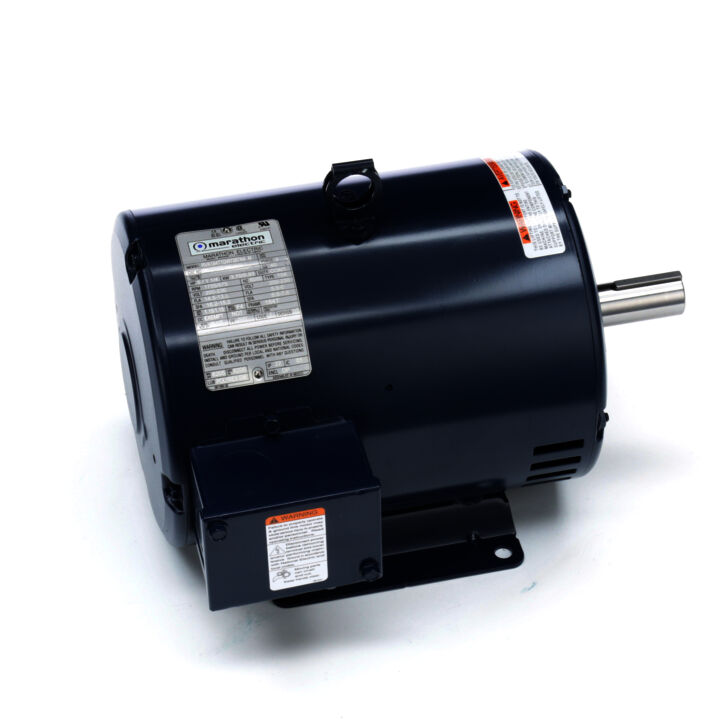 Multispeed Motor, 5 & 1.25 HP, 3 Ph, 60 & 60 Hz, 200-230 & 200-230 V, 1800 & 1800 RPM, 184T Frame, DP