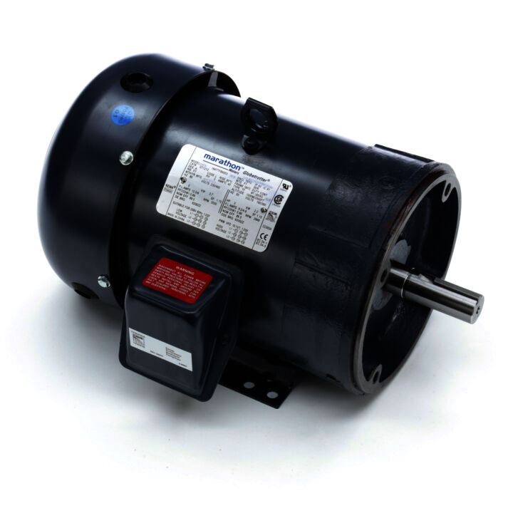General Purpose Motor, 5 & 3 HP, 3 Ph, 60 & 50 Hz, 230/460 & 190/380 V, 3600 & 3000 RPM, 184TC Frame, TEFC