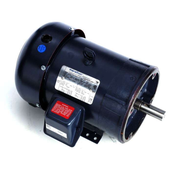 General Purpose Motor, 5 & 3 HP, 3 Ph, 60 & 50 Hz, 230/460 & 190/380 V, 1800 & 1500 RPM, 184TC Frame, TEFC