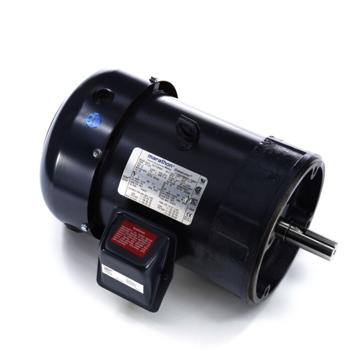 General Purpose Motor, 5 & 3 HP, 3 Ph, 60 & 50 Hz, 230/460 & 190/380 V, 3600 & 3000 RPM, 184TC Frame, TEFC