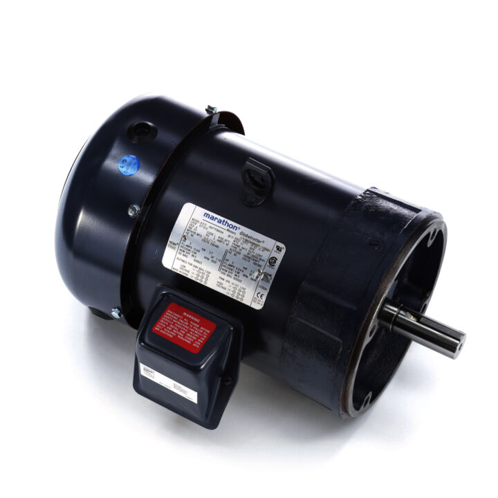 General Purpose Motor, 5 & 3 HP, 3 Ph, 60 & 50 Hz, 230/460 & 190/380 V, 3600 & 3000 RPM, 184TC Frame, TEFC