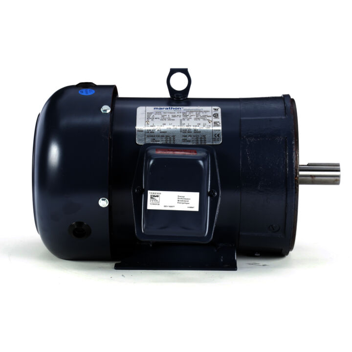 General Purpose Motor, 5 & 3 HP, 3 Ph, 60 & 50 Hz, 230/460 & 190/380 V, 1800 & 1500 RPM, 184TC Frame, TEFC