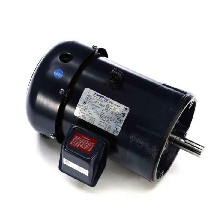 General Purpose Motor, 5 & 3 HP, 3 Ph, 60 & 50 Hz, 230/460 & 190/380 V, 1800 & 1500 RPM, 184TC Frame, TEFC