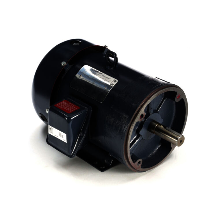 General Purpose Motor, 2 & 1.50 HP, 3 Ph, 60 & 50 Hz, 230/460 & 190/380 V, 1200 & 1000 RPM, 184TC Frame, TEFC