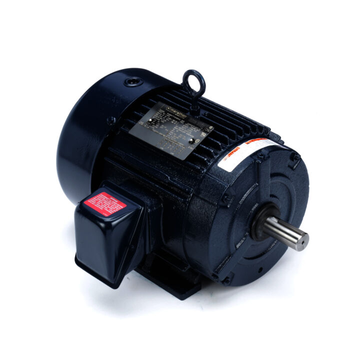 General Purpose Motor, 1.50 & 1 HP, 3 Ph, 60 & 50 Hz, 230/460 & 190/380 V, 900 & 750 RPM, 184T Frame, TEFC