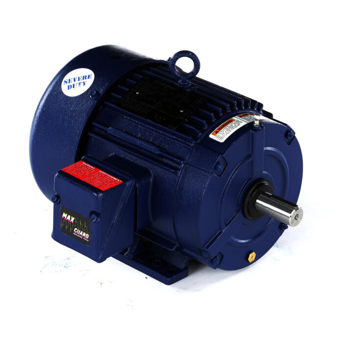 Severe Duty Motor, 5 HP, 3 Ph, 60 Hz, 575 V, 1800 RPM, 184T Frame, TEFC