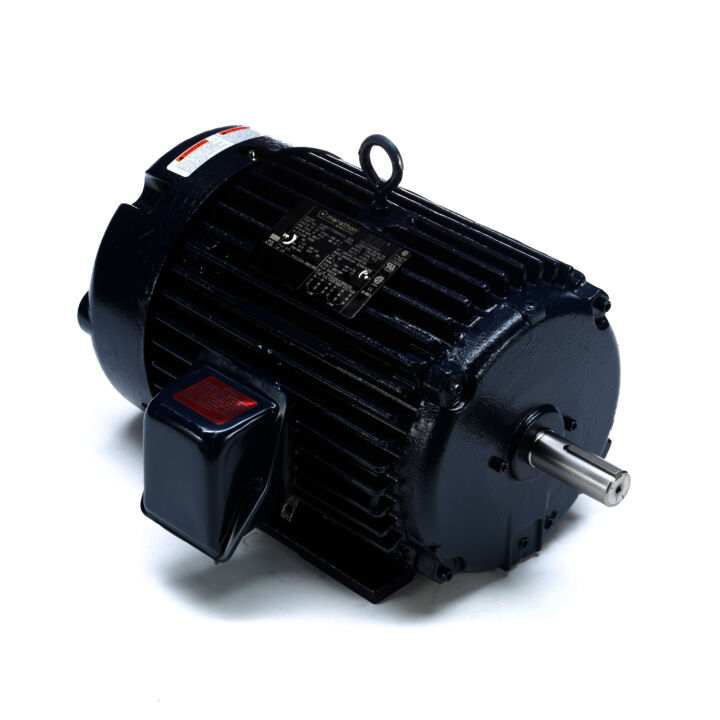 General Purpose Motor, 1.50 & 1 HP, 3 Ph, 60 & 50 Hz, 230/460 & 190/380 V, 900 & 750 RPM, 184T Frame, TEFC