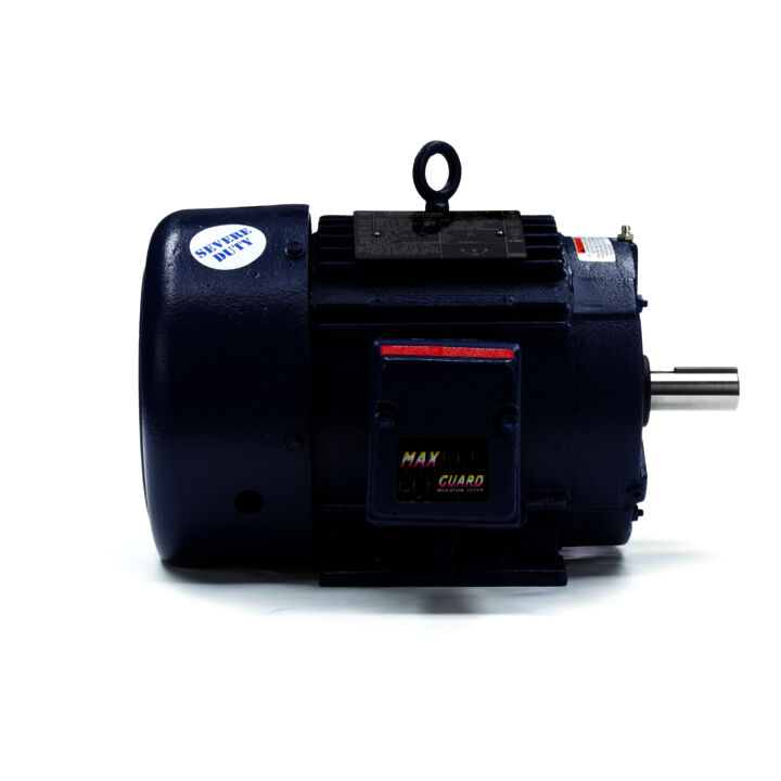 Severe Duty Motor, 5 HP, 3 Ph, 60 Hz, 460 V, 1800 RPM, 184T Frame, TEFC