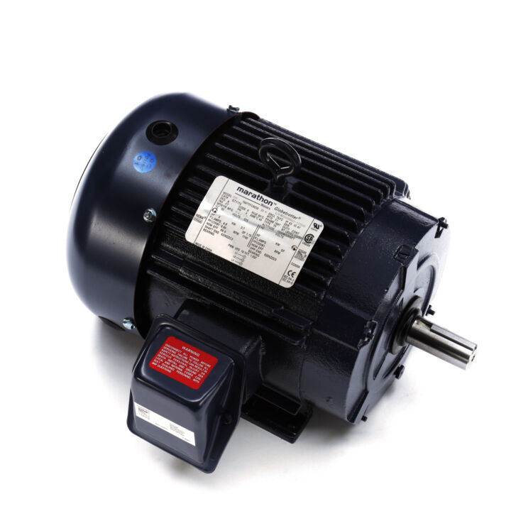 General Purpose Motor, 5 HP, 3 Ph, 60 Hz, 575 V, 1800 RPM, 184T Frame, TEFC