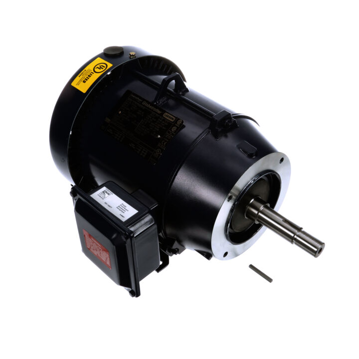 Close-Coupled Pump Motor, 5 & 3 HP, 3 Ph, 60 & 50 Hz, 230/460 & 190/380 V, 3600 & 3000 RPM, 184JM Frame, TEFC