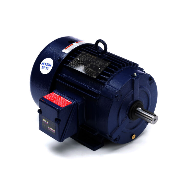 Severe Duty Motor, 5 HP, 3 Ph, 60 Hz, 230/460 V, 1800 RPM, 184T Frame, TEFC