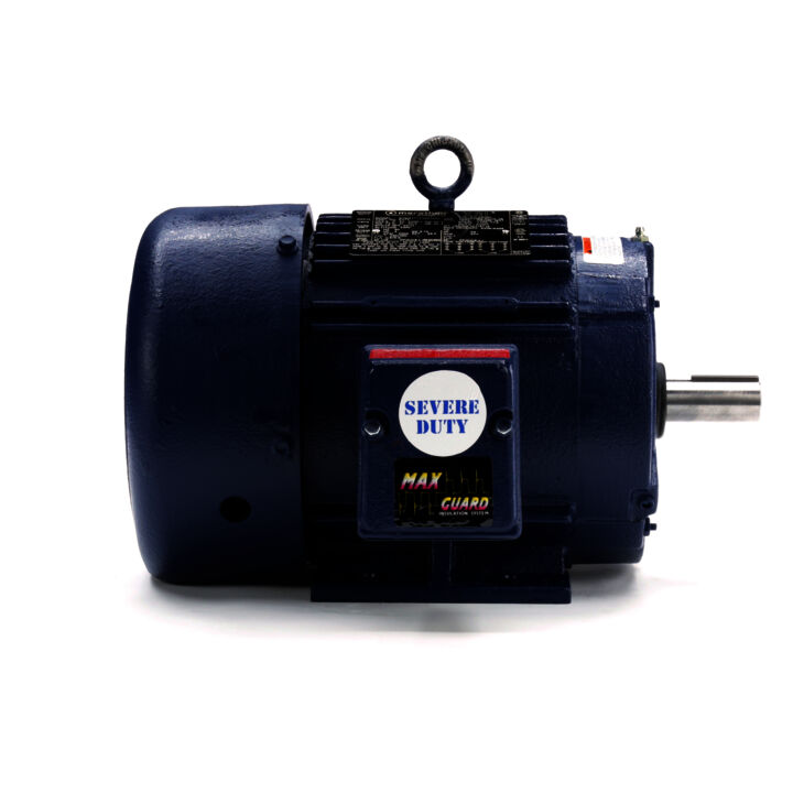 Severe Duty Motor, 5 HP, 3 Ph, 60 Hz, 230/460 V, 3600 RPM, 184T Frame, TEFC