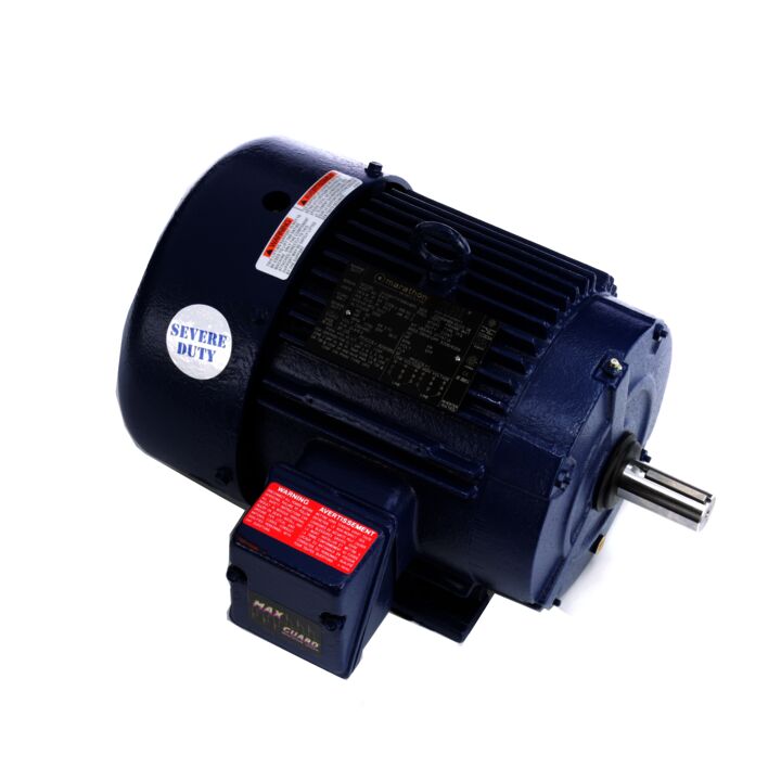 Severe Duty Motor, 5 HP, 3 Ph, 60 Hz, 230/460 V, 1800 RPM, 184T Frame, TEFC