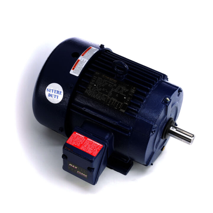 Severe Duty Motor, 5 HP, 3 Ph, 60 Hz, 230/460 V, 1800 RPM, 184T Frame, TEFC
