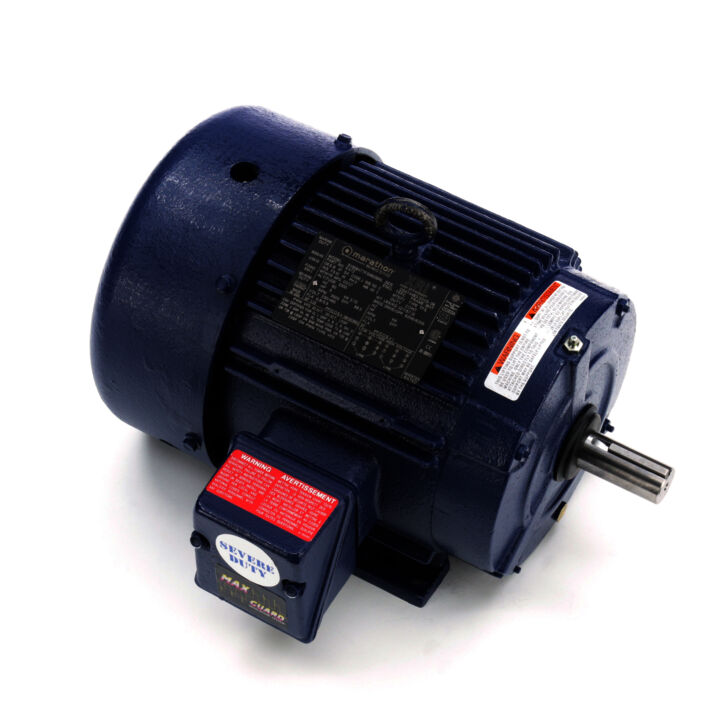 Severe Duty Motor, 5 HP, 3 Ph, 60 Hz, 230/460 V, 3600 RPM, 184T Frame, TEFC