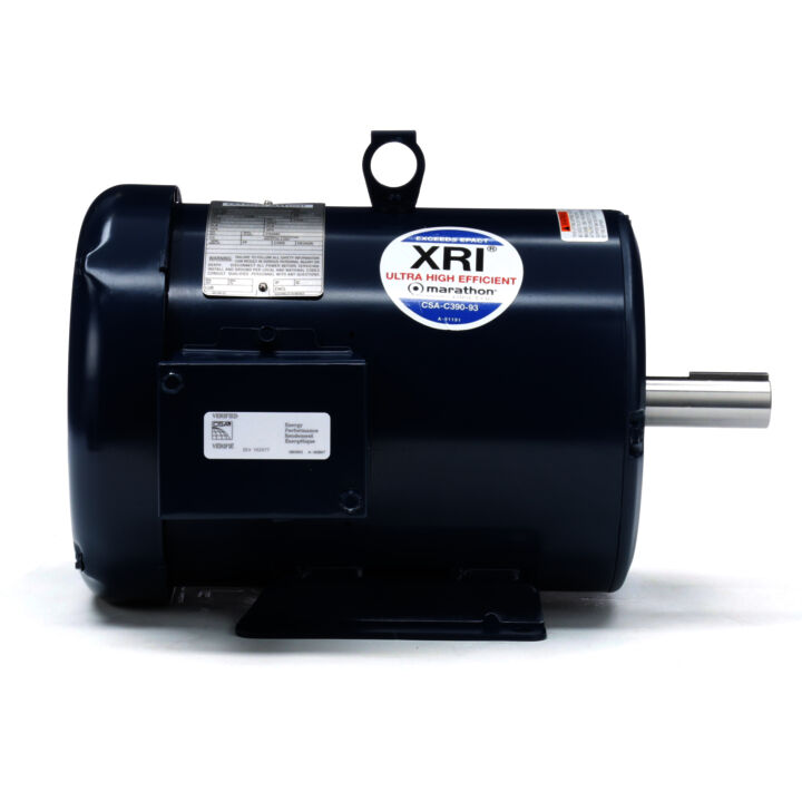 General Purpose Motor, 5 & 3 HP, 3 Ph, 60 & 50 Hz, 208-230/460 & 190/380 V, 3600 & 3000 RPM, 184T Frame, TEFC