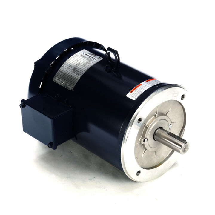 General Purpose Motor, 5 & 3 HP, 3 Ph, 60 & 50 Hz, 230/460 & 190/380 V, 3600 & 3000 RPM, 184TC Frame, TEFC
