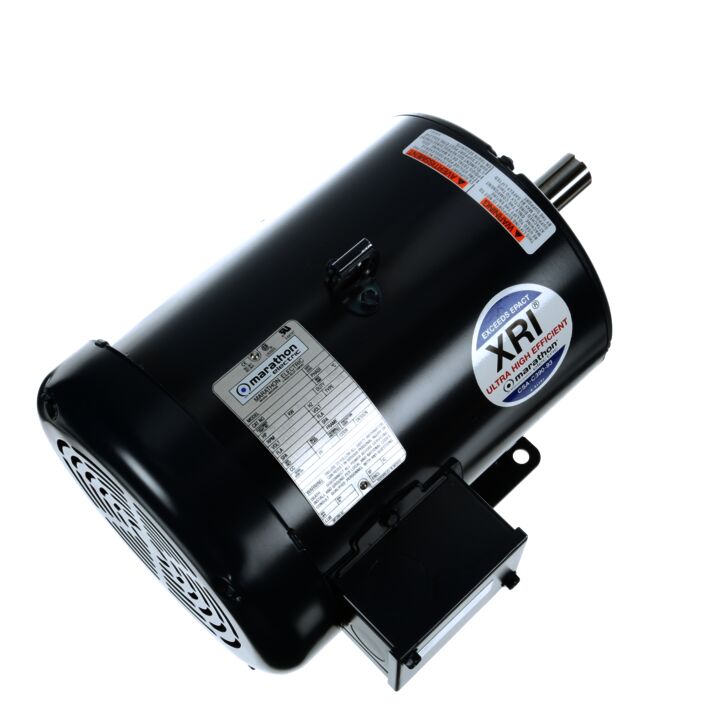 General Purpose Motor, 5 HP, 3 Ph, 60 Hz, 200 V, 3600 RPM, 184T Frame, TEFC