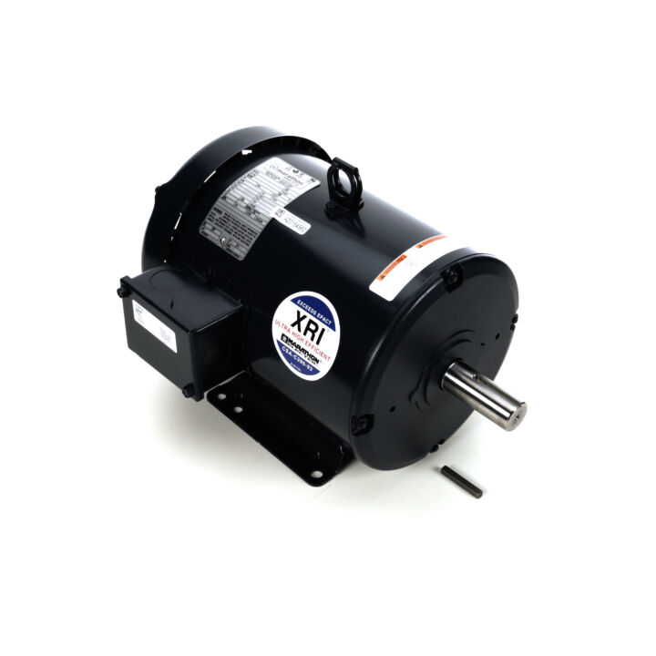 General Purpose Motor, 2 HP, 3 Ph, 60 Hz, 200 V, 1200 RPM, 184T Frame, TEFC