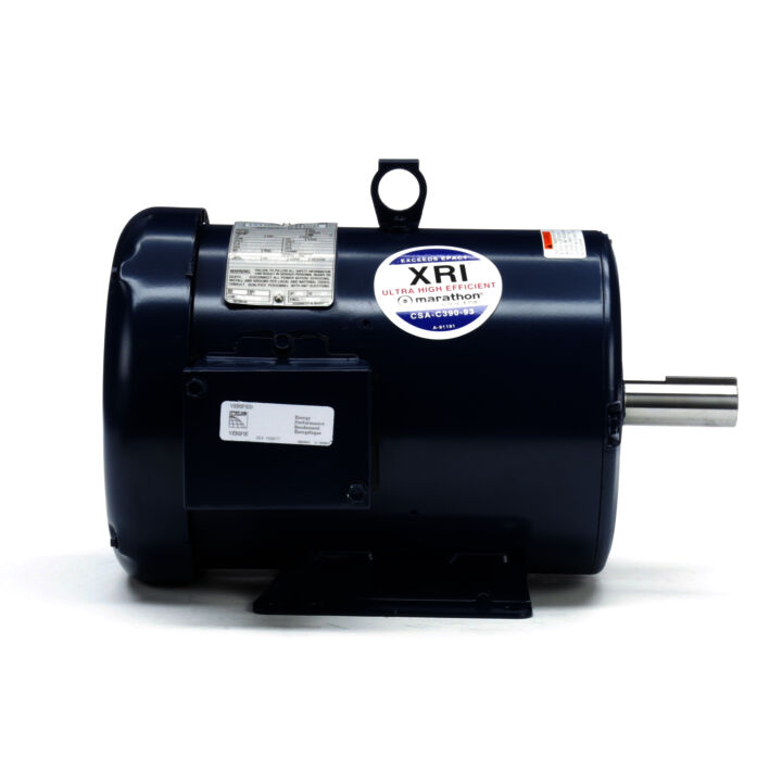 General Purpose Motor, 2 & 1.50 HP, 3 Ph, 60 & 50 Hz, 230/460 & 190/380 V, 1200 & 1000 RPM, 184T Frame, TEFC