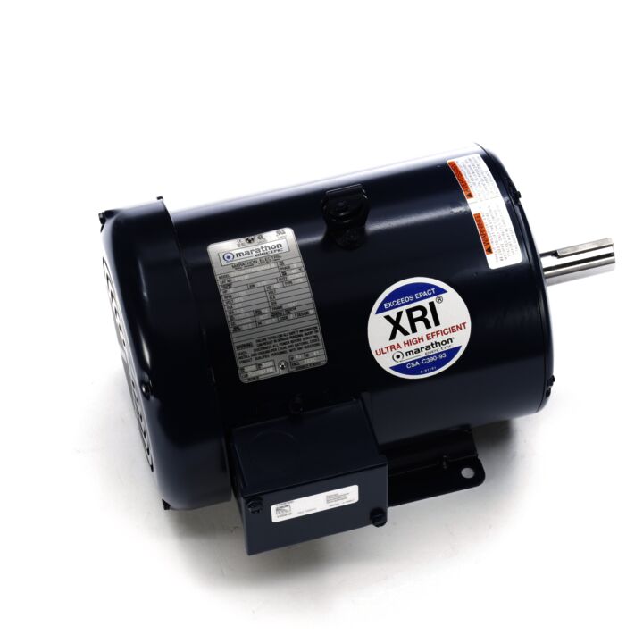General Purpose Motor, 5 HP, 3 Ph, 60 Hz, 575 V, 1800 RPM, 184T Frame, TEFC