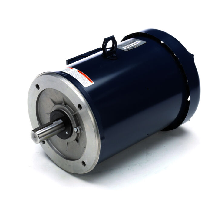 General Purpose Motor, 5 & 3 HP, 3 Ph, 60 & 50 Hz, 208-230/460 & 190/380 V, 1800 & 1500 RPM, 184TC Frame, TEFC