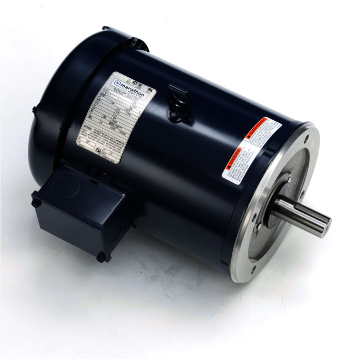 General Purpose Motor, 5 & 3 HP, 3 Ph, 60 & 50 Hz, 208-230/460 & 190/380 V, 1800 & 1500 RPM, 184TC Frame, TEFC