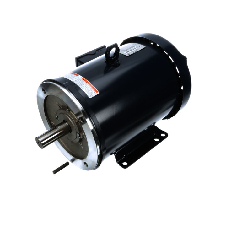 General Purpose Motor, 5 HP, 3 Ph, 60 Hz, 575 V, 1800 RPM, 184TC Frame, TEFC