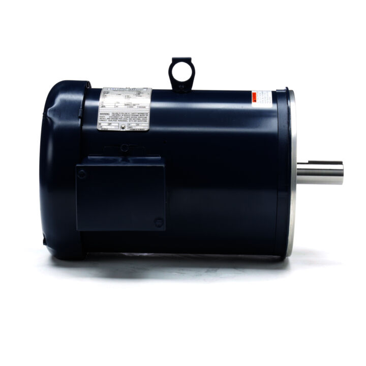 General Purpose Motor, 5 & 3 HP, 3 Ph, 60 & 50 Hz, 208-230/460 & 190/380 V, 1800 & 1500 RPM, 184TC Frame, TEFC
