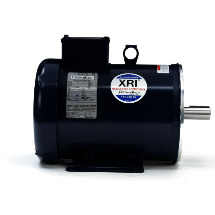 General Purpose Motor, 5 & 5 HP, 3 Ph, 60 & 50 Hz, 230/460 & 190/380 V, 3600 & 3000 RPM, 184TC Frame, TEFC