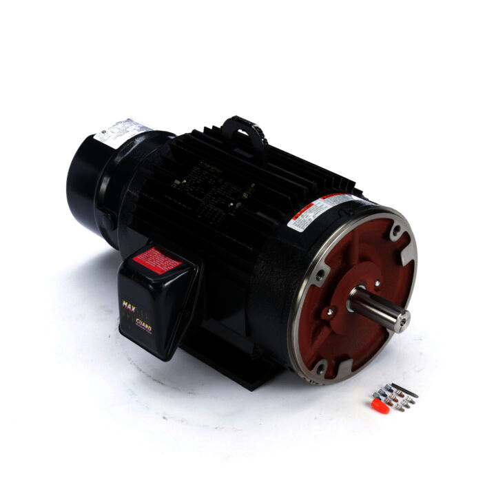 Brake Motor, 5 & 3 HP, 3 Ph, 60 & 50 Hz, 230/460 & 190/380 V, 1800 & 1500 RPM, 184TC Frame, TENV