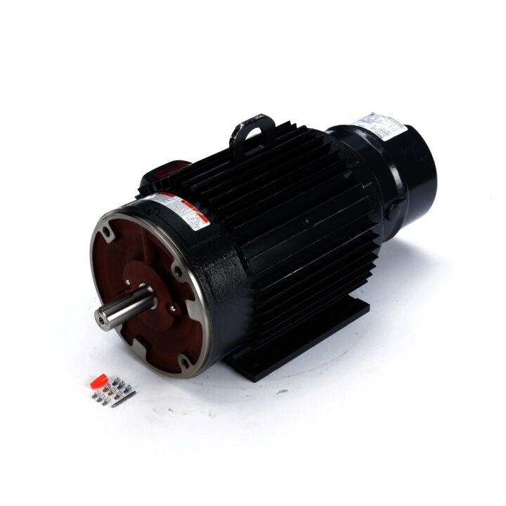 Brake Motor, 5 & 3 HP, 3 Ph, 60 & 50 Hz, 230/460 & 190/380 V, 1800 & 1500 RPM, 184TC Frame, TENV