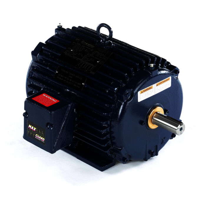 Severe Duty Motor, 5 & 3 HP, 3 Ph, 60 & 50 Hz, 230/460 & 190/380 V, 1800 & 1500 RPM, 184TV Frame, TEAO