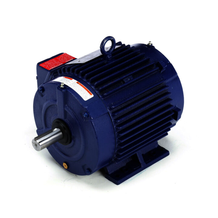 Severe Duty Motor, 2 HP, 3 Ph, 60 Hz, 230/460 V, 1200 RPM, 184T Frame, TENV