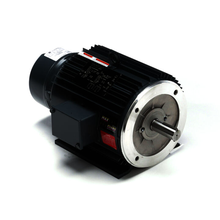 Brake Motor, 2 & 1.50 HP, 3 Ph, 60 & 50 Hz, 230/460 & 190/380 V, 1200 & 1000 RPM, 184TC Frame, TENV