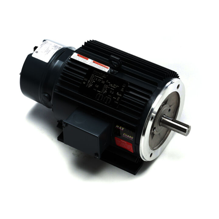 Brake Motor, 2 & 1.50 HP, 3 Ph, 60 & 50 Hz, 230/460 & 190/380 V, 1200 & 1000 RPM, 184TC Frame, TENV